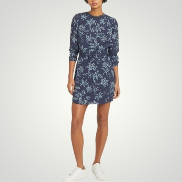Reiss Dress Womens Size 12 Melody Long‎ Sleeves Knee Length